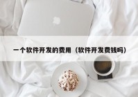 一個軟件開發(fā)的費(fèi)用（軟件開發(fā)費(fèi)錢嗎）