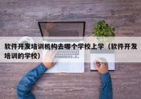 軟件開(kāi)發(fā)培訓(xùn)機(jī)構(gòu)去哪個(gè)學(xué)校上學(xué)（軟件開(kāi)發(fā)培訓(xùn)的學(xué)校）